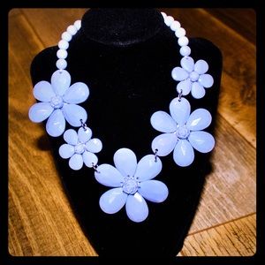 Lavender Floral Necklace